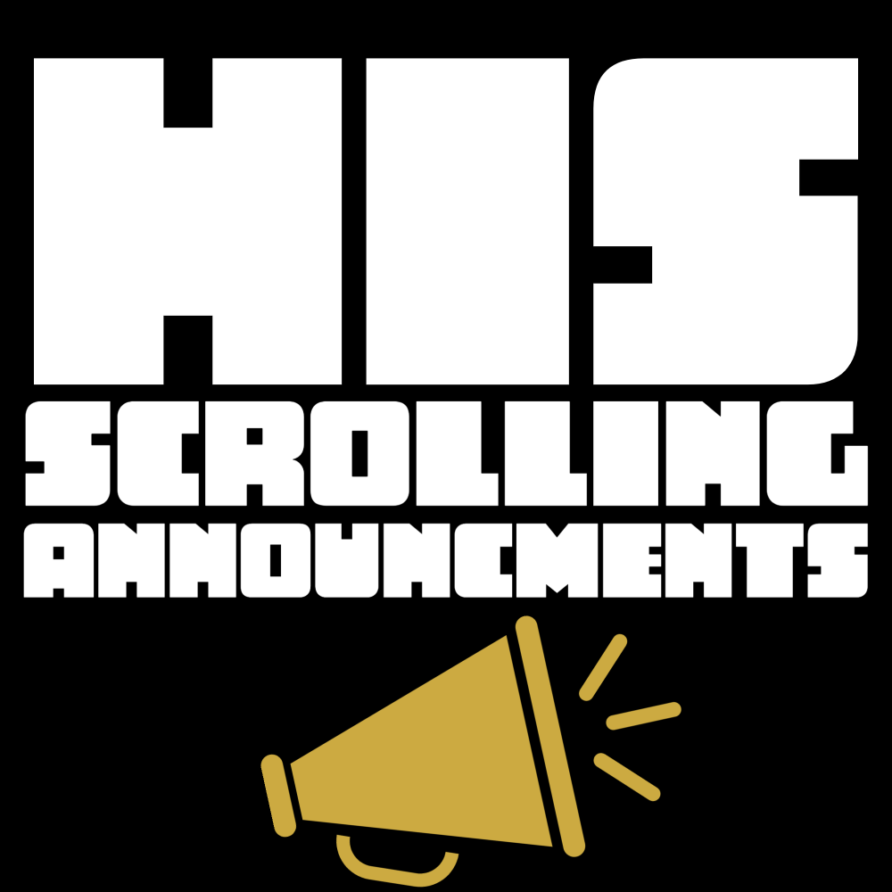  HIS Scrolling Announcements